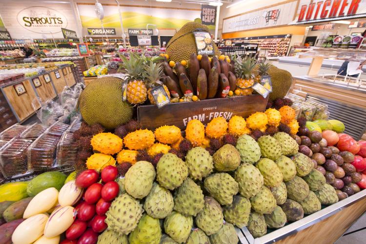 Exotic Fruit inside Sprouts