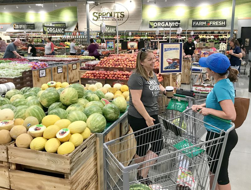 Customers at Sprouts in Bel Air, Maryland