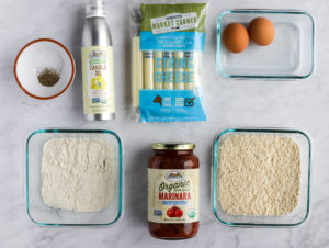 overhead photo of recipe ingredients