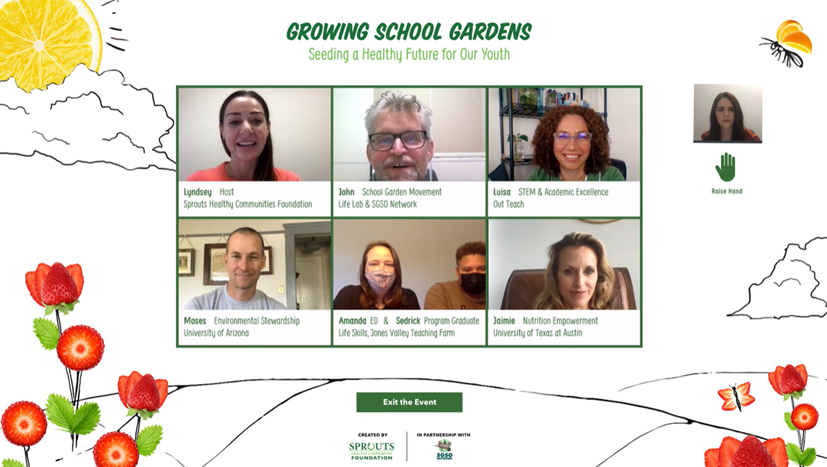 Coast-to-Coast School Gardens Tour Media Panel